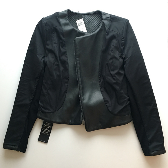 BCBG Bryden Faux-Leather Jacket - Picture 5 of 8